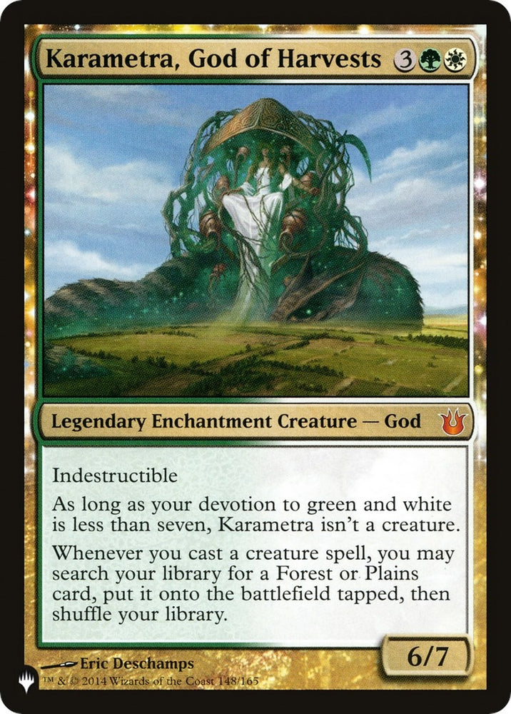 Image for Karametra, God of Harvests (148) [The List Reprints]