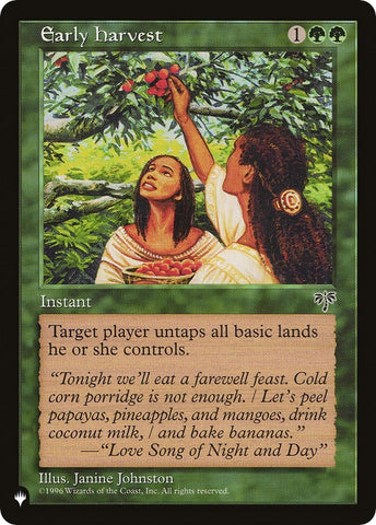 Image for Early Harvest [The List Reprints]