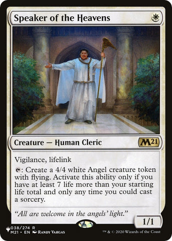 Image for Speaker of the Heavens (38) [The List Reprints]