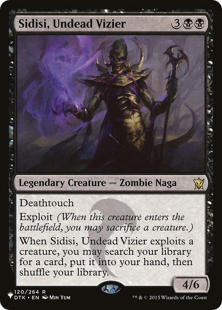 Image for Sidisi, Undead Vizier (120) [The List Reprints]