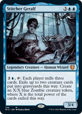 Image for Stitcher Geralf (104) [Commander: Innistrad: Midnight Hunt]