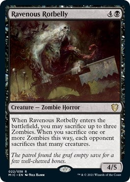 Image for Ravenous Rotbelly (22) [Commander: Innistrad: Midnight Hunt]
