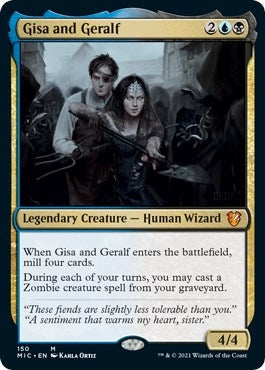 Image for Gisa and Geralf (150) [Commander: Innistrad: Midnight Hunt]