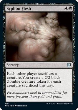 Image for Syphon Flesh (129) [Commander: Innistrad: Midnight Hunt]