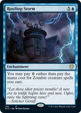 Image for Rooftop Storm (103) [Commander: Innistrad: Midnight Hunt]