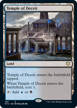 Image for Temple of Deceit (184) [Commander: Innistrad: Midnight Hunt]