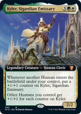 Image for Kyler, Sigardian Emissary (Extended Art) (42) [Commander: Innistrad: Midnight Hunt]