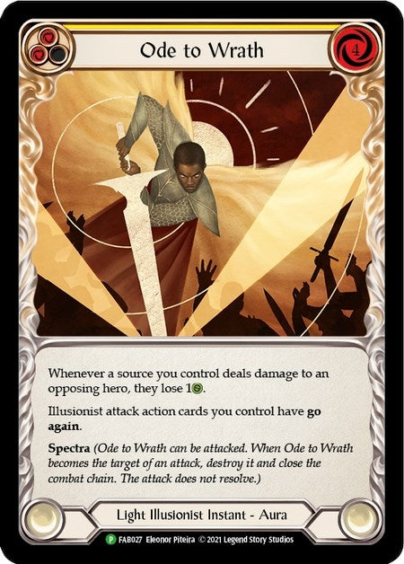 Image for Ode to Wrath - FAB027 (FAB027) (Flesh and Blood: Promo Cards) - Flesh and Blood TCG
