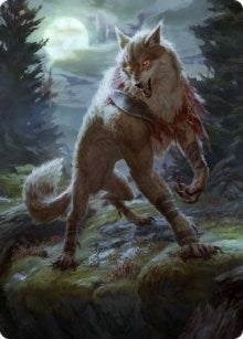 Image for Arlinn, the Moon's Fury Art Card (02/81) (2) [Art Series: Innistrad: Midnight Hunt]