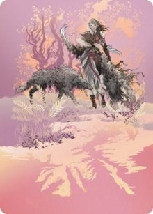 Image for Arlinn, the Pack's Hope Art Card (03/81) (3) [Art Series: Innistrad: Midnight Hunt]