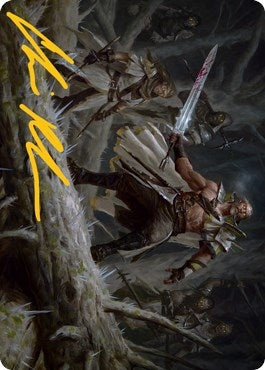 Image for Tovolar, Dire Overlord Art Card (05/81) (Gold-Stamped Signature) (5) [Art Series: Innistrad: Midnight Hunt]