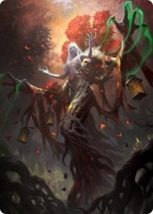 Image for Wrenn and Seven Art Card (9) [Art Series: Innistrad: Midnight Hunt]