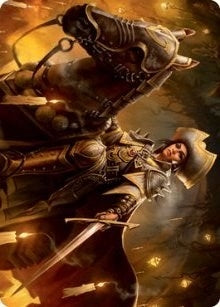 Image for Seasoned Cathar Art Card (12) [Art Series: Innistrad: Midnight Hunt]