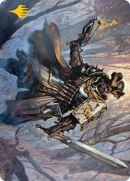 Image for Brutal Cathar Art Card (Gold-Stamped Signature) (13) [Art Series: Innistrad: Midnight Hunt]