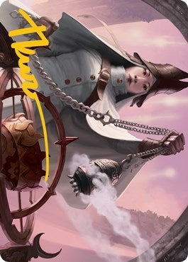 Image for Celestus Sanctifier Art Card (Gold-Stamped Signature) (16) [Art Series: Innistrad: Midnight Hunt]