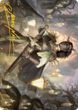 Image for Sungold Sentinel Art Card (Gold-Stamped Signature) (20) [Art Series: Innistrad: Midnight Hunt]