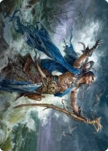 Image for Lier, Disciple of the Drowned Art Card (25) [Art Series: Innistrad: Midnight Hunt]