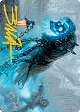 Image for Nebelgast Intruder Art Card (Gold-Stamped Signature) (27) [Art Series: Innistrad: Midnight Hunt]