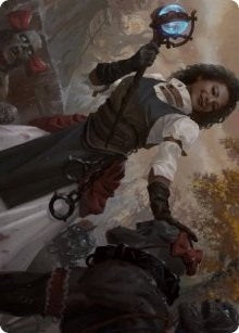 Image for Skaab Wrangler Art Card (29) [Art Series: Innistrad: Midnight Hunt]