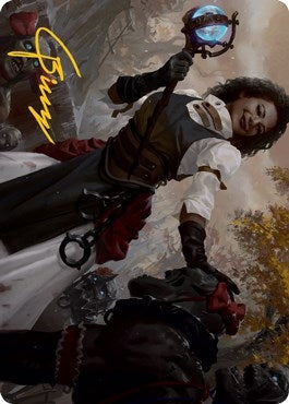 Image for Skaab Wrangler Art Card (Gold-Stamped Signature) (29) [Art Series: Innistrad: Midnight Hunt]