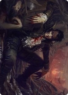 Image for Arrogant Outlaw Art Card (33) [Art Series: Innistrad: Midnight Hunt]