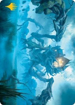 Image for Creeping Inn Art Card (Gold-Stamped Signature) (34) [Art Series: Innistrad: Midnight Hunt]