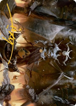 Image for Ormendahl, the Corrupter Art Card (Gold-Stamped Signature) (38) [Art Series: Innistrad: Midnight Hunt]