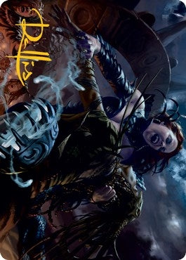 Image for Olivia's Midnight Ambush Art Card (Gold-Stamped Signature) (39) [Art Series: Innistrad: Midnight Hunt]