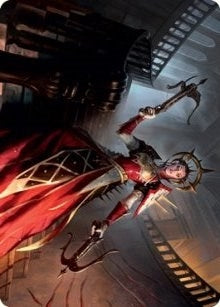 Image for Bloodthirsty Adversary Art Card (41) [Art Series: Innistrad: Midnight Hunt]