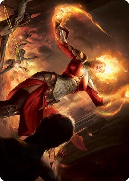 Image for Light Up the Night Art Card (Gold-Stamped Signature) (43) [Art Series: Innistrad: Midnight Hunt]