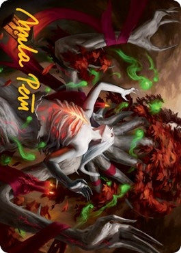 Image for Dryad's Revival Art Card (Gold-Stamped Signature) (50) [Art Series: Innistrad: Midnight Hunt]