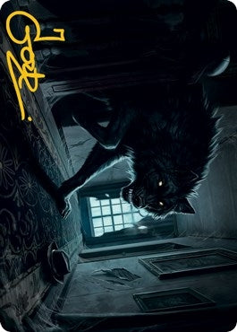 Image for Primal Adversary Art Card (Gold-Stamped Signature) (52) [Art Series: Innistrad: Midnight Hunt]