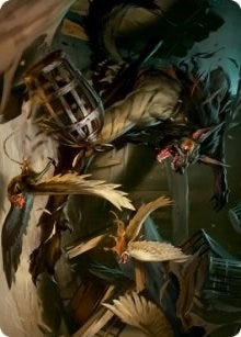 Image for Wing Shredder Art Card (55) [Art Series: Innistrad: Midnight Hunt]