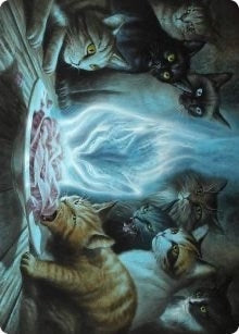 Image for Can't Stay Away Art Card (56) [Art Series: Innistrad: Midnight Hunt]