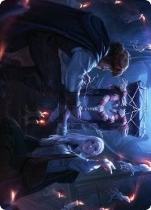 Image for Faithful Mending Art Card (60) [Art Series: Innistrad: Midnight Hunt]