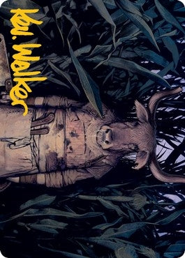 Image for Fleshtaker Art Card (Gold-Stamped Signature) (61) [Art Series: Innistrad: Midnight Hunt]