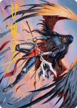 Image for Liesa, Forgotten Archangel Art Card (Gold-Stamped Signature) (63) [Art Series: Innistrad: Midnight Hunt]