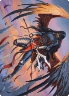 Image for Liesa, Forgotten Archangel Art Card (63) [Art Series: Innistrad: Midnight Hunt]