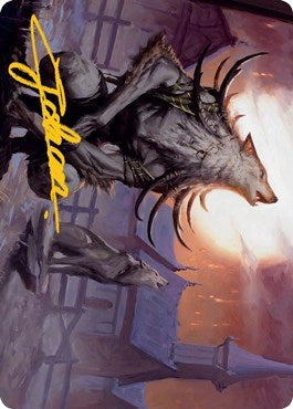 Image for Lord of the Ulvenwald Art Card (Gold-Stamped Signature) (64) [Art Series: Innistrad: Midnight Hunt]
