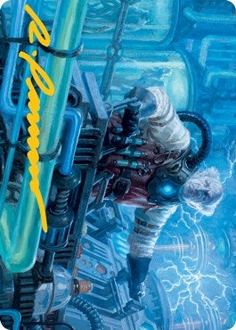 Image for Ludevic, Necrogenius Art Card (Gold-Stamped Signature) (65) [Art Series: Innistrad: Midnight Hunt]