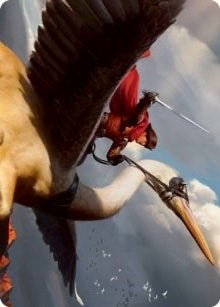 Image for Rem Karolus, Stalwart Slayer Art Card (67) [Art Series: Innistrad: Midnight Hunt]