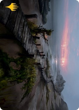 Image for Deserted Beach Art Card (Gold-Stamped) (71) [Art Series: Innistrad: Midnight Hunt]