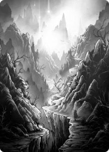 Image for Mountain Art Card (79) [Art Series: Innistrad: Midnight Hunt]
