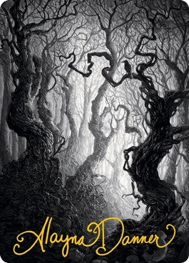 Image for Forest Art Card (80/81) (Gold-Stamped Signature) (80) [Art Series: Innistrad: Midnight Hunt]