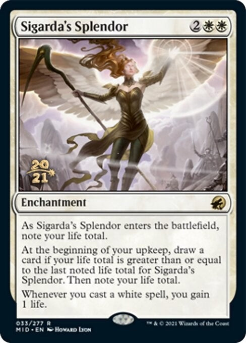 Image for Sigarda's Splendor (33) [Prerelease Cards]