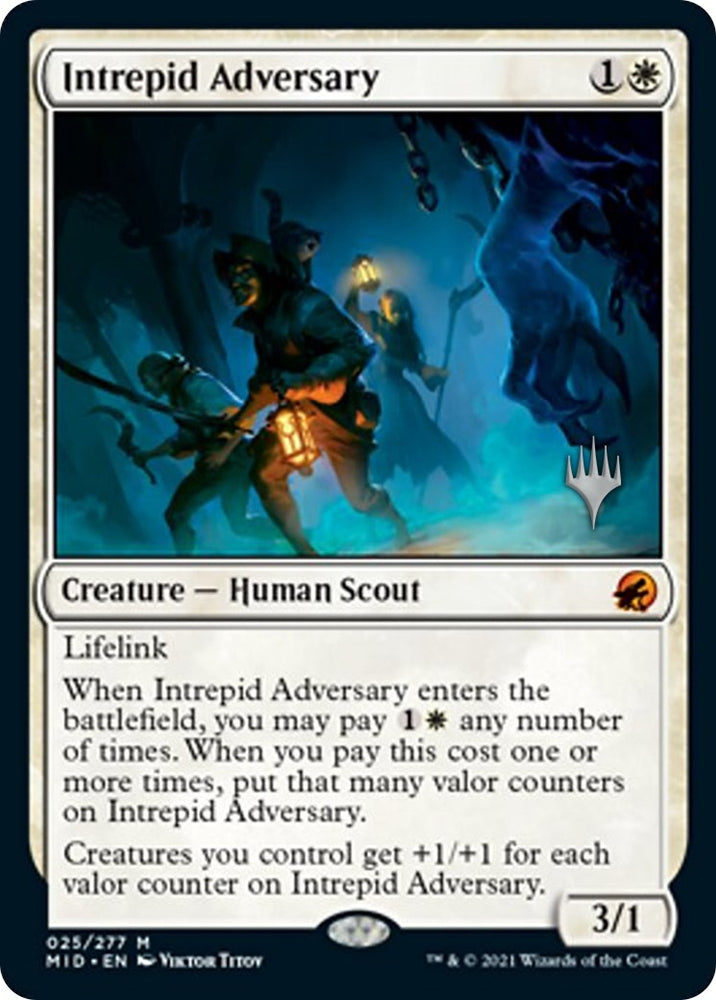 Image for Intrepid Adversary (25) [Promo Pack: Innistrad: Midnight Hunt]