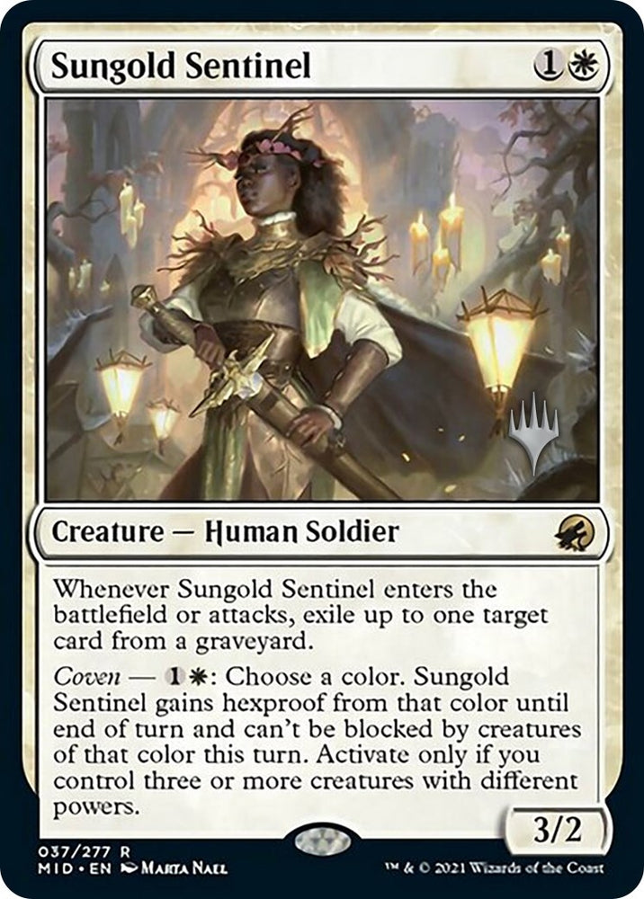 Image for Sungold Sentinel (37) [Promo Pack: Innistrad: Midnight Hunt]