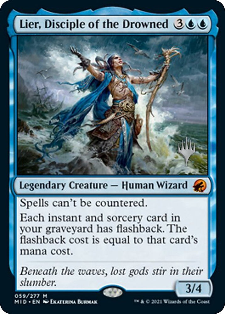 Image for Lier, Disciple of the Drowned (59) [Promo Pack: Innistrad: Midnight Hunt]