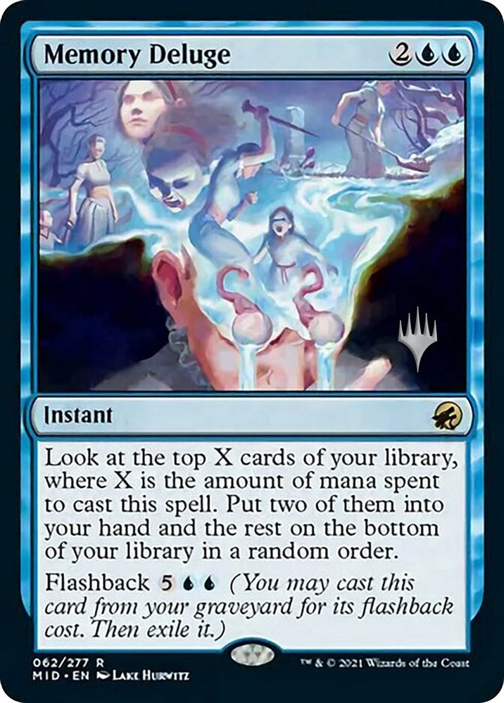 Image for Memory Deluge (62) [Promo Pack: Innistrad: Midnight Hunt]