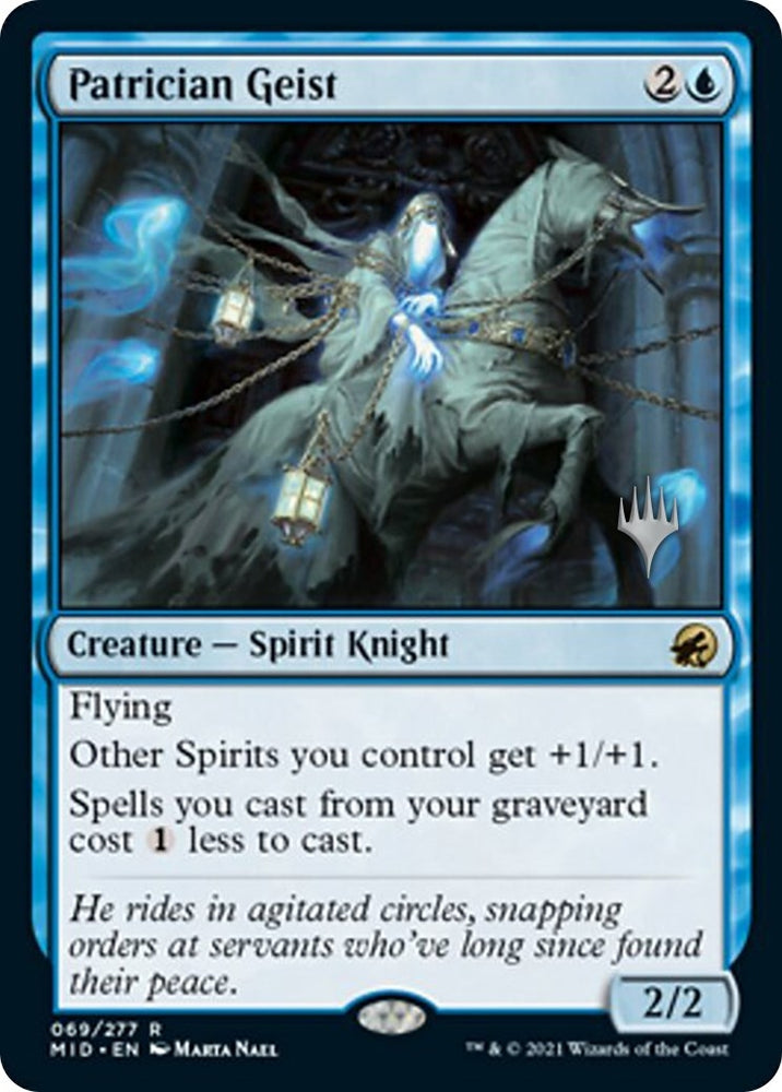 Image for Patrician Geist (69) [Promo Pack: Innistrad: Midnight Hunt]